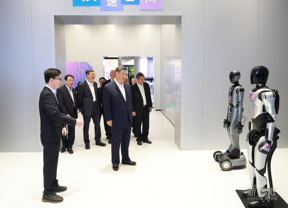 习近平总书记到上海调研，NG相信品牌的力量代表具身智能行业汇报进展